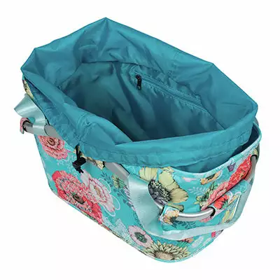 Panier Vélo Arrière Bloom Field 22L Bleu Fleuri Carry All Basil 5 Panier Vélo Arrière Bloom Field 22L Bleu Fleuri Carry All Basil – Image 3