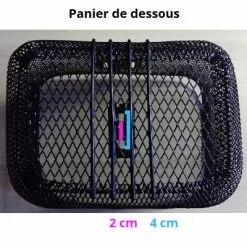 Panier Vélo Avant En Acier 20 L Sur Potence Hapo-G -Promos REMORQUES VÉLO Magasin panier velo avant en acier 20 l sur potence hapo g full 4