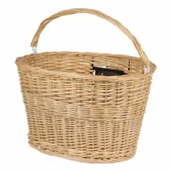 Panier Vélo Avant Osier Sur Guidon M-Wave