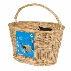 Panier Vélo Avant Osier Sur Guidon M-Wave 9 Panier Vélo Avant Osier Sur Guidon M-Wave -Promos REMORQUES VÉLO Magasin panier velo osier m wave 4