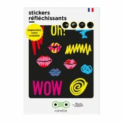 Planche De Stickers Réfléchissants Grand Format Rainette 17 Planche De Stickers Réfléchissants Grand Format Rainette -Promos REMORQUES VÉLO Magasin planche de stickers reflechissants grand format rainette kiss full