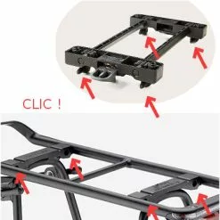 Plaque D'adaptation Snapit Sur Porte Bagage Racktime -Promos REMORQUES VÉLO Magasin plaque d adaptation snapit sur porte bagage racktime full 6