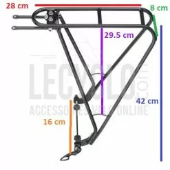 Porte-bagage Arrière De Vélo 28 Pouces TUBUS - DISCO 8 Porte-bagage Arrière De Vélo 28 Pouces TUBUS - DISCO -Promos REMORQUES VÉLO Magasin porte bagage arriere de velo 28 pouces tubus disco full 3