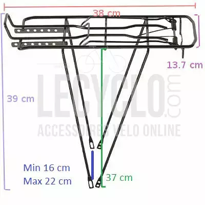 Monz Porte Bagage Arrière Noir 7 Monz Porte Bagage Arrière Noir – Image 5