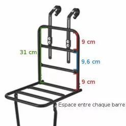 Porte Bagage Avant Large Du Vélo BASIL -Promos REMORQUES VÉLO Magasin porte bagage avant large du velo basil full 4