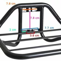 Porte Bagage De Vélo Avant Large Steco -Promos REMORQUES VÉLO Magasin porte bagage de velo avant large steco full 3