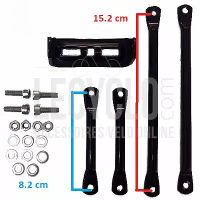 Porte Bagage Noir Charge 35 Kg Vélo Steco 5 Porte Bagage Noir Charge 35 Kg Vélo Steco – Image 4