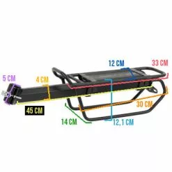 ZEFAL Porte Bagage Raider R30 Sur Tige De Selle - Zéfal -Promos REMORQUES VÉLO Magasin porte bagage raider r30 sur tige de selle zefal full 4