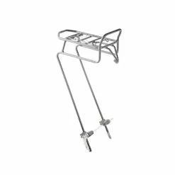 Ostand Porte Bagage Vélo Avant Argent