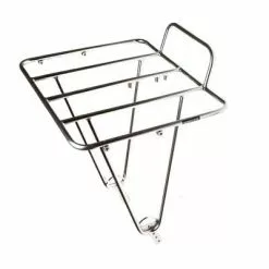 Porte-bagages Avant Argent Pour Vélo Frontière - BLB