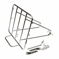 Porte-bagages Avant Argent Pour Vélo Frontière - BLB -Promos REMORQUES VÉLO Magasin porte bagages avant argent pour velo frontiere blb full 5