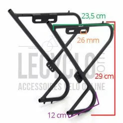 Porte Bagages Avant Vélo 26 à 28 Pouces Lowrider LR-F02 XLC 9 Porte Bagages Avant Vélo 26 à 28 Pouces Lowrider LR-F02 XLC -Promos REMORQUES VÉLO Magasin porte bagages avant velo 26 a 28 pouces lowrider lr f02 xlc full 3
