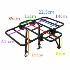 Newton Porte-bagages Vélo Avant à Plateforme Avec Côtés Rabattables 11 Newton Porte-bagages Vélo Avant à Plateforme Avec Côtés Rabattables -Promos REMORQUES VÉLO Magasin porte bagages velo avant a plateforme avec cotes rabattables full 5