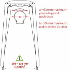 Porte Bagages Vélo Avant Racktime Topit Evo 26 à 28 Pouces -Promos REMORQUES VÉLO Magasin porte bagages velo avant racktime topit evo 26 a 28 pouces full 4