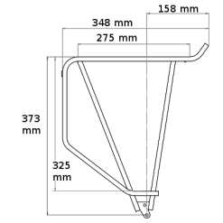 Porte Bagages Vélo Cargo Charges Lourdes Tubus -Promos REMORQUES VÉLO Magasin porte bagages velo cargo charges lourdes tubus full 5