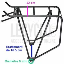 Porte Bagages Vélo Cargo Charges Lourdes Tubus -Promos REMORQUES VÉLO Magasin porte bagages velo cargo charges lourdes tubus full 6
