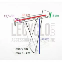 Porte-bagages Vintage Pour Vélo 215 Wald 10 Porte-bagages Vintage Pour Vélo 215 Wald -Promos REMORQUES VÉLO Magasin porte bagages vintage pour velo 215 wald full 3