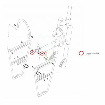 Brandless Porte Sacoche Avant Pour Fourche Rigide Ou Suspendue 4 Brandless Porte Sacoche Avant Pour Fourche Rigide Ou Suspendue – Image 2