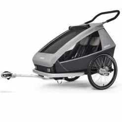 Remorque Vélo 2 Enfants Avec Suspension Kid Keeke 2 Croozer