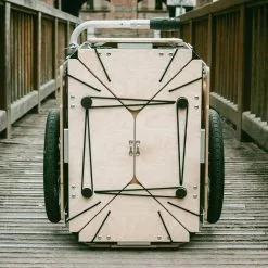 Remorque Vélo Bois Avec Coffre Modulable Flos 2425 Carette -Promos REMORQUES VÉLO Magasin remorque velo carette flos 2