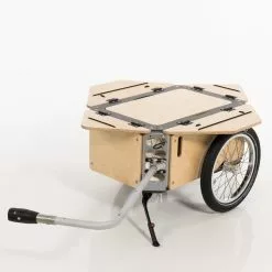 Remorque Vélo Bois Avec Coffre Modulable Flos 2425 Carette -Promos REMORQUES VÉLO Magasin remorque velo carette flos 4