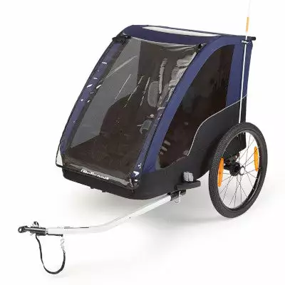 Remorque Vélo Enfant 2 Places Pliable Avec Suspension Polisport 3 Remorque Vélo Enfant 2 Places Pliable Avec Suspension Polisport