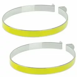 M-Wave Serre Pantalon Rigide Réfléchissant Pour Cycliste - Par 2