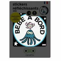 Sticker Réfléchissant Autocollant Vélo Rainette -Promos REMORQUES VÉLO Magasin sticker reflechissant autocollant velo rainette full 3