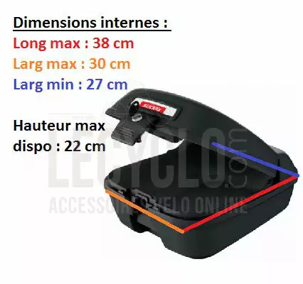 Top Case Citybox Pour Fixation GTA Klickfix Sur Porte Bagage 4 Top Case Citybox Pour Fixation GTA Klickfix Sur Porte Bagage – Image 2